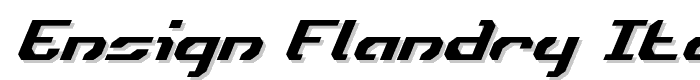 Ensign%20Flandry%20Italic font