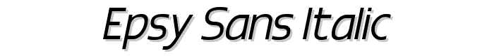 Epsy%20Sans%20Italic font