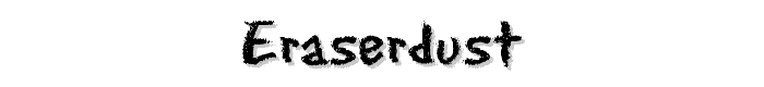 EraserDust font