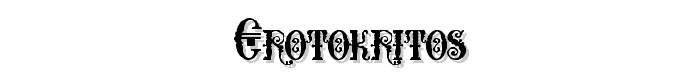 Erotokritos font