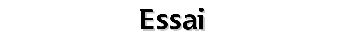 Essai font