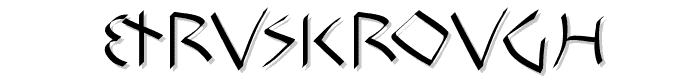 EtruskRough font