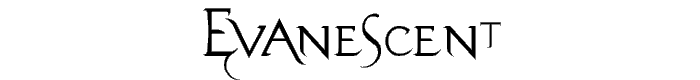 Evanescent font