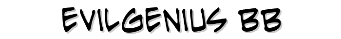 EvilGenius%20BB font