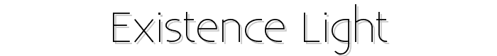 Existence-Light font