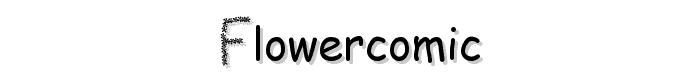 FLOWERcomic font