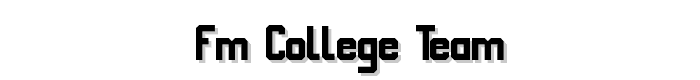 FM%20College%20Team font