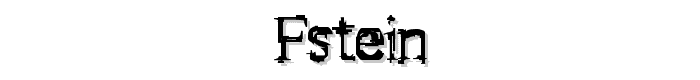 FStein font