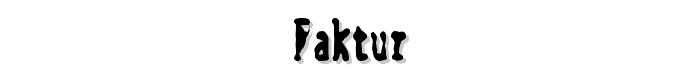 Faktur font