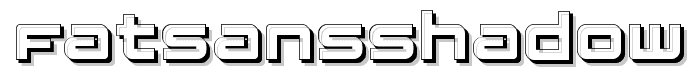 FatsansShadow font