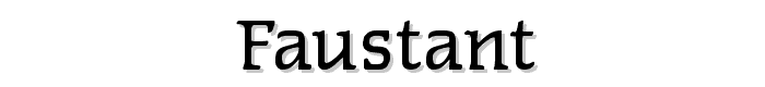 Faustant font