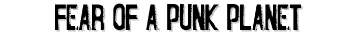 Fear%20of%20a%20Punk%20Planet font