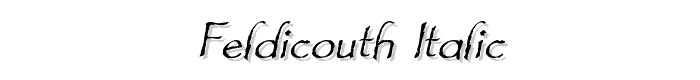 Feldicouth%20Italic font