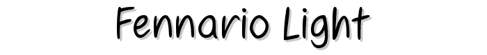 Fennario%20Light font