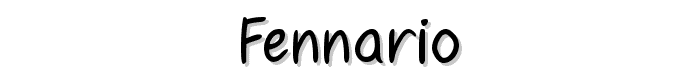 Fennario font