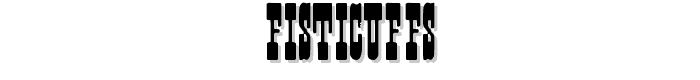 Fisticuffs font