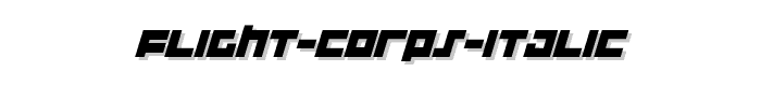 Flight%20Corps%20Italic font