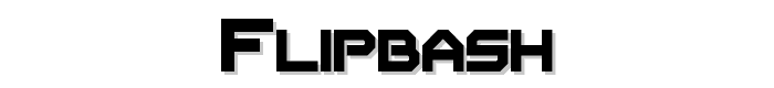 Flipbash font