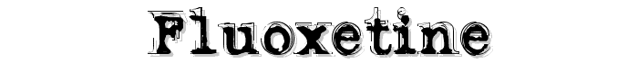 Fluoxetine font