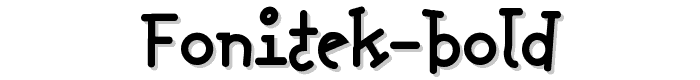 Fonitek%20Bold font