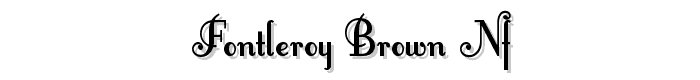 Fontleroy%20Brown%20NF font