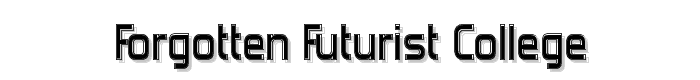 Forgotten%20Futurist%20College font