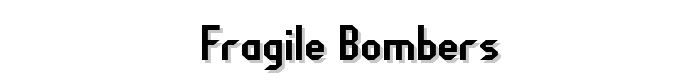 Fragile%20Bombers font