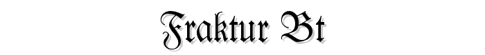 Fraktur%20BT font