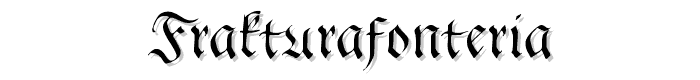 FrakturaFonteria font