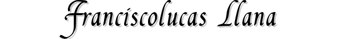 FranciscoLucas%20Llana font