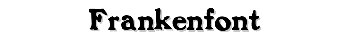 Frankenfont font