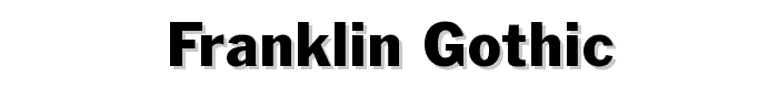 Franklin%20Gothic font