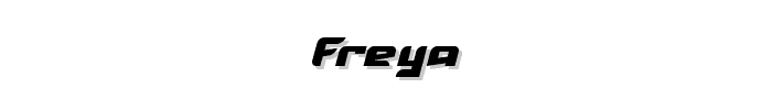 Freya font