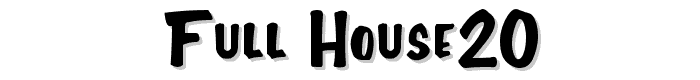 Full-House20 font