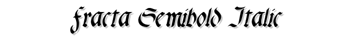 fracta%20SemiBold%20Italic font