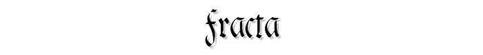 fracta font