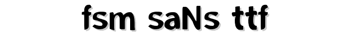 fsm_sans.ttf font