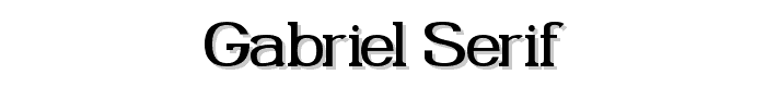 Gabriel%20Serif font