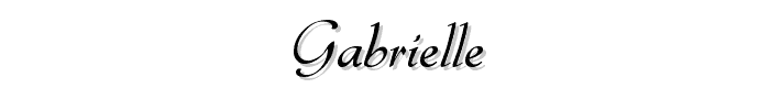 Gabrielle font