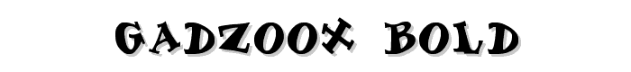 Gadzoox%20Bold font