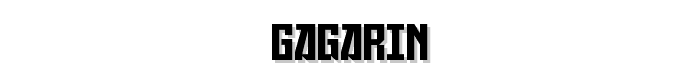 Gagarin font