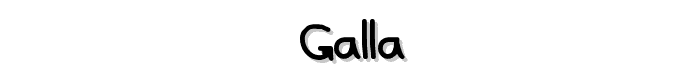 Galla font