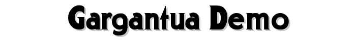 Gargantua%20Demo font