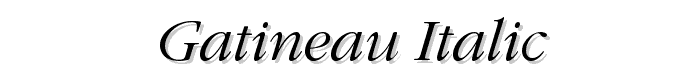 Gatineau%20Italic font