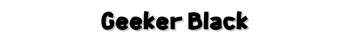 Geeker%20Black font