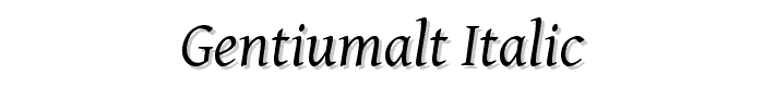 GentiumAlt%20Italic font