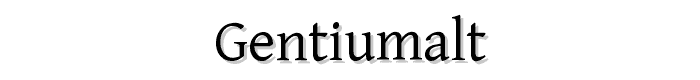 GentiumAlt font