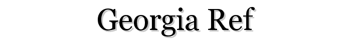 Georgia%20Ref font