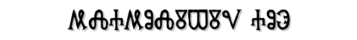 Glagolitic%20AOE font