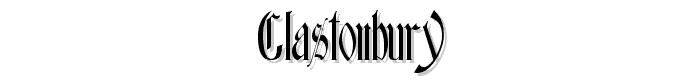 Glastonbury font